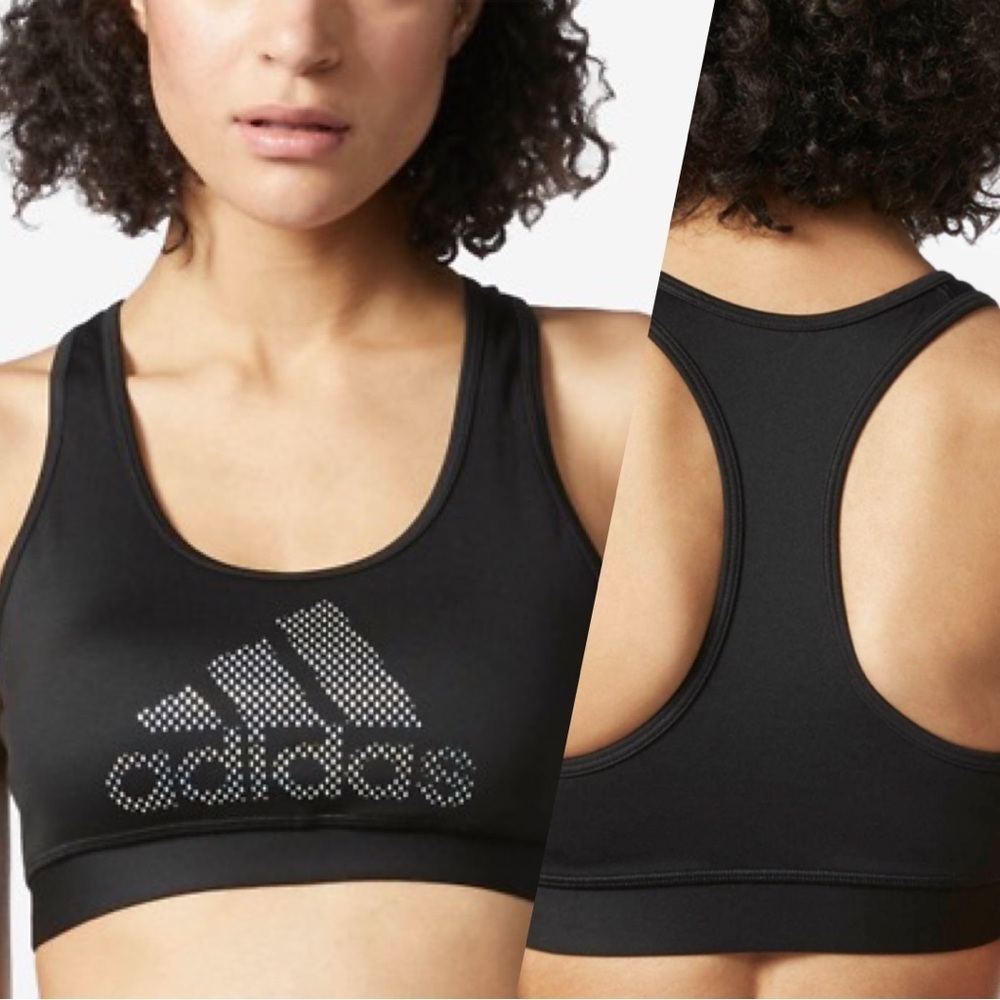 Adidas Black Tech Fit Sports Bra